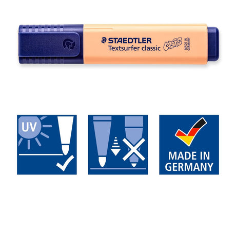 EAN 4007817049846 - Staedtler 364 C marcador 6 pieza(s) Punta de cincel Cal, Menta, Melocotón, Rosa, Violeta, Amarillo imagen 5