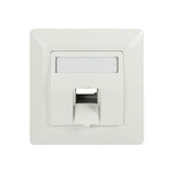 Keystone Faceplate 45° For 1 Module, Blanco Puro
