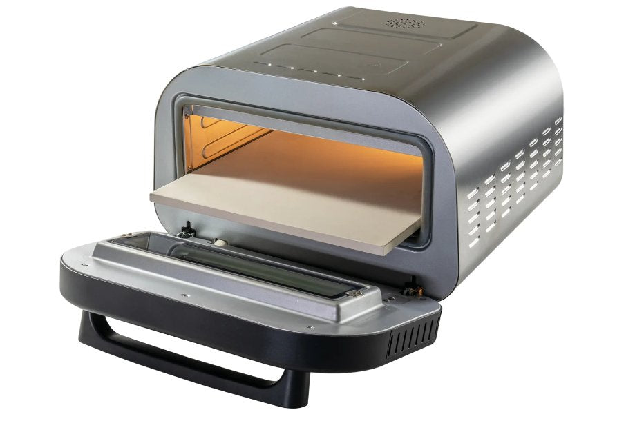 Horno De Pizza Unold Luigi (Acero Inoxidable/Negro, 1700 W, Para Pizzas De Hasta Aprox. Ø 30 Cm)  68816