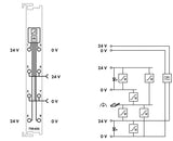 Wago 750-626 Netzteilfilter 24vdc