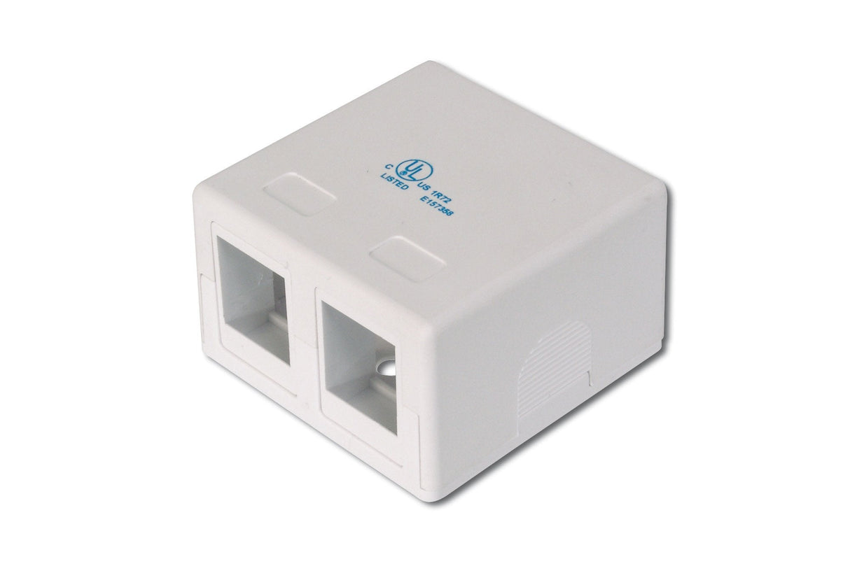 Carcasa Digitus Para 2 Módulos Keystone Carcasa Consolidation-Point Wh