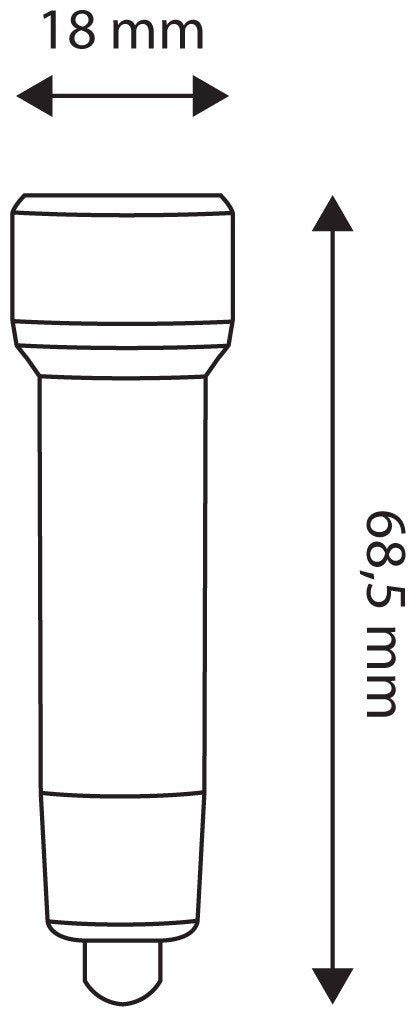 Entac Taschenlampe 5led Schlüsselanhänger Plata