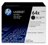 Toner Original Hp 64x Black Cc364xd  Pack De 2 Aunidades Para Laserjet P4015dn, P4015n, P4015tn, P4015x, P4515n, P4515tn, P4515x, P4515xm