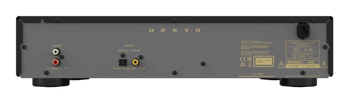 Reproductor  Onkyo Icon C-30 Black De Cd