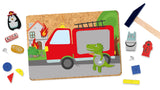 Lena Hammer & Nail Set   Fire Truck