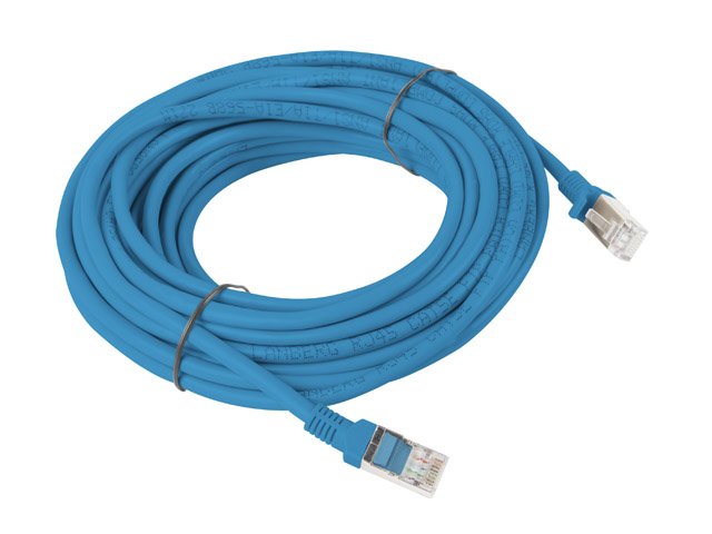 Lanberg Cable De Red Pcu5-10cc-1000-B,Rj45,Utp,Cat 5e,10m,Azul