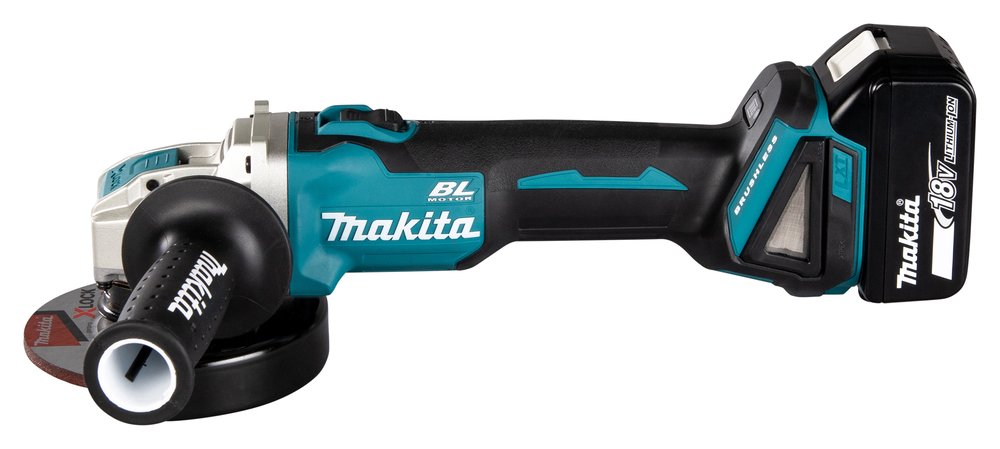 Makita Amoladora Angular Inalámbrica X-Lock Dga521zx1, 18 Voltios Dga521zx1