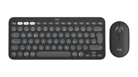 EAN 5099206115811 - Logitech 920-012203 teclado Ratón incluido Universal RF Wireless + Bluetooth QWERTZ Alemán Grafito imagen 1