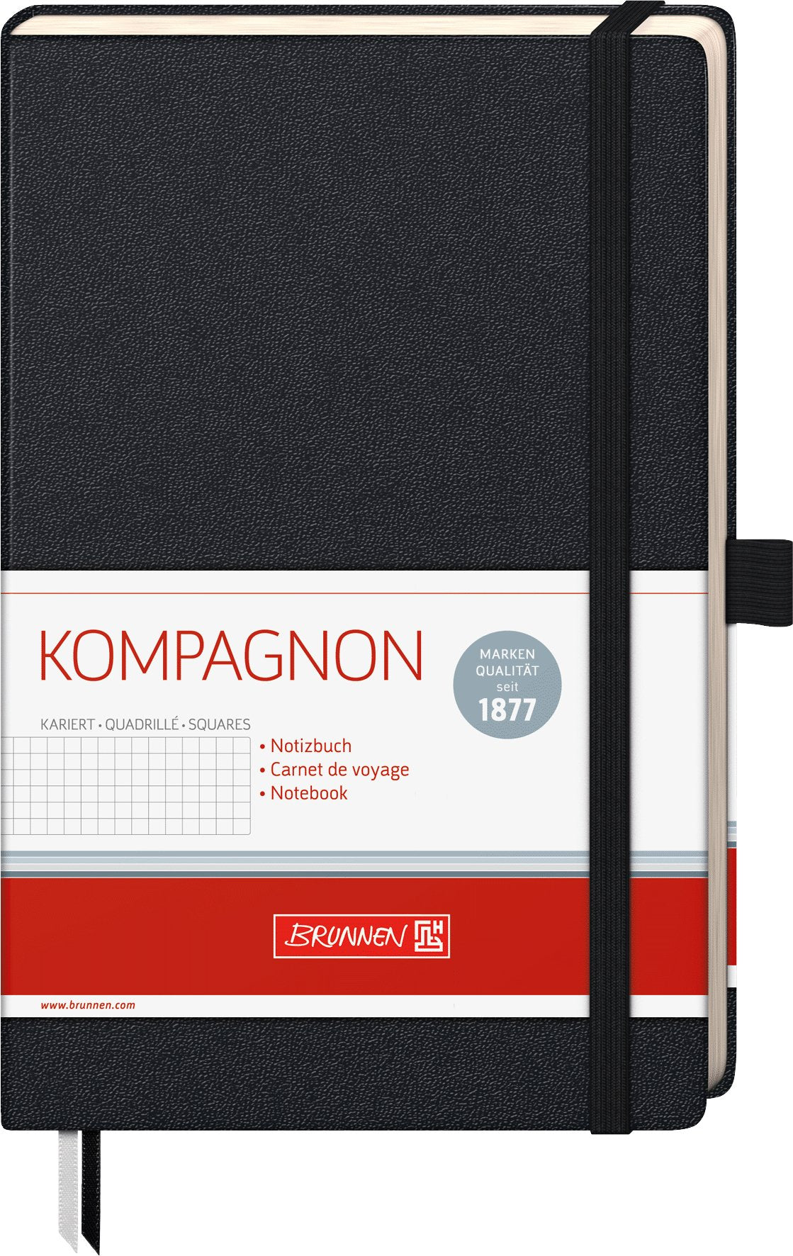 Brunnen Cuaderno Kompagnon Ca. Din A5 Cuadriculado - A5