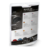Ratón Con Cable Advance Shape 3d (Negro)
