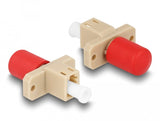 Delock Lwl Hybrid Kupplung Lc Simplex Buchse Zu St Simplex Buchse Beige