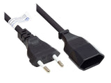 Good Connections Euro-Verlängerung Schwarz 3m