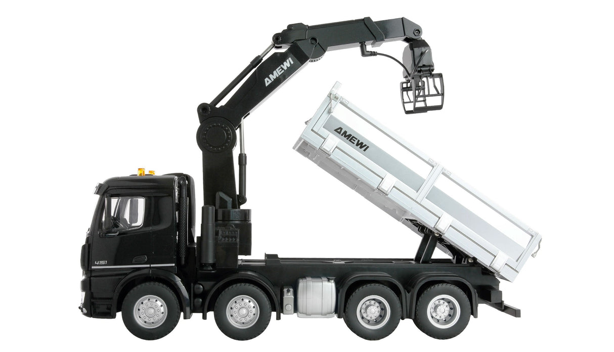 Amewi Mercedes Arocs Kranwagen M. Kipper 8x4 4 4wd 1:18 Rtr