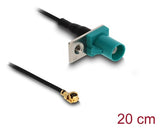 EAN 4043619907342 - DeLOCK 90734 cable coaxial 1.13 0,2 m FAKRA Z I-PEX MHF1 Negro, Azul imagen 2