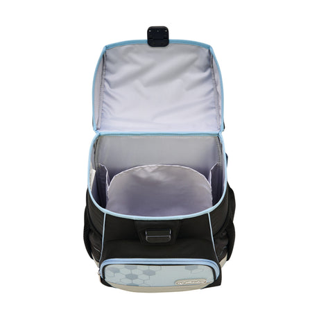 EAN 4008110399737 - Herlitz Loop Plus Cyber Soccer juego de mochila escolar Niño Poliéster Azul, Azul oscuro imagen 3