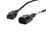 Lanberg Cable Alargador De Alimentacion 1.8 Metros  Ca-C13e-11cc-0018-Bk Conectores Iec320 C13 / Iec320 C14