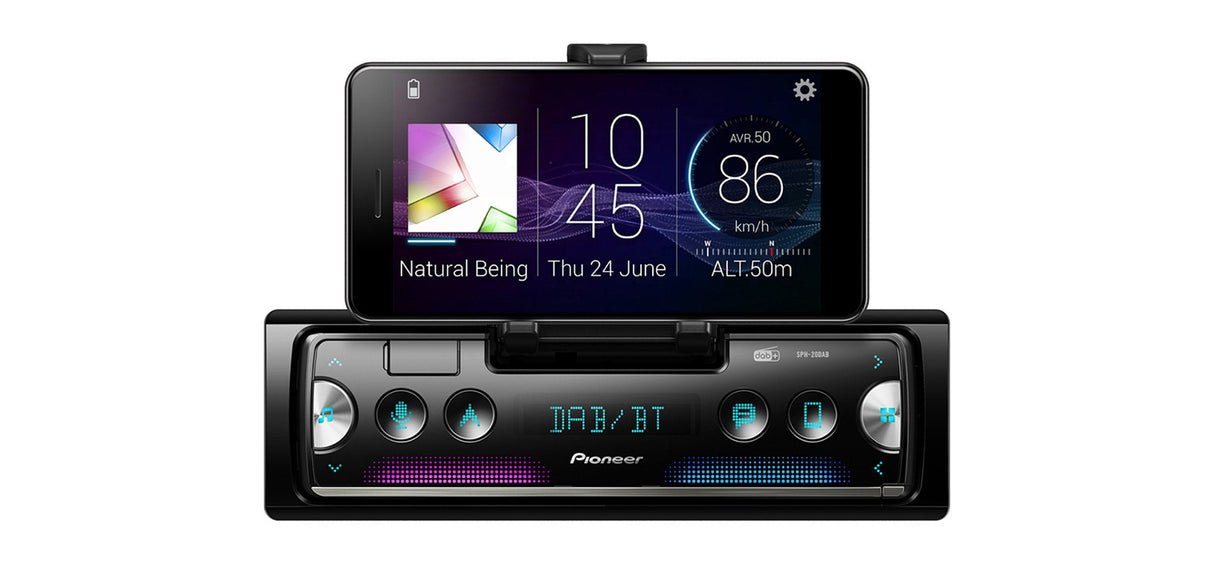Pioneer Sph-20dab Smartphone Radio De Coche Usb / Bt / Dab