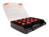 Sortimentsbox Mit 17 Fächern 320 X 255 X 60 Mm Naranja   Schwarz