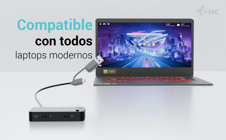 EAN 8595611707230 - i-tec CAKVMHUB2A2C hub de interfaz USB Tipo C 5000 Mbit/s Negro imagen 6