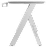 Mesa Gaming Mars Gaming Mgd100rgb 100 X 60 X 74cm Blanca