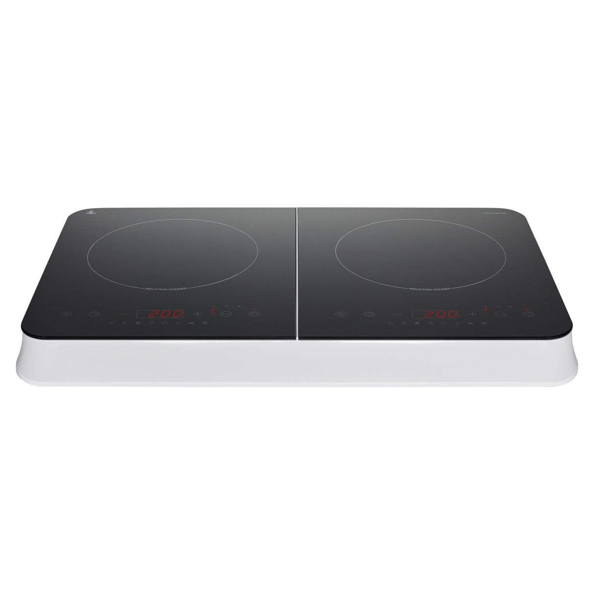 Medion Placa De Inducción Doble, 3500 Vatios10 Ajustes De Temperatura, Pantalla Led, Md18493, Negro