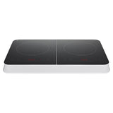 Medion Placa De Inducción Doble, 3500 Vatios10 Ajustes De Temperatura, Pantalla Led, Md18493, Negro