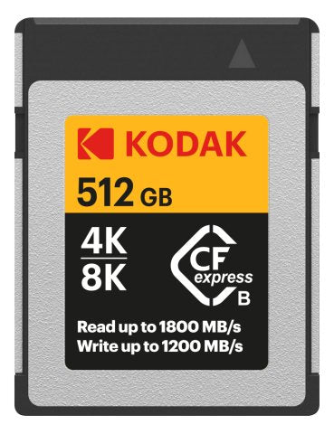Kodak Cfexpress Tipo B 512 Gb Tarjeta De Memoria Cfexpress Tipo B