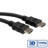 Roline Hdmi High Speed Cable Mit Ethernet, Schwarz, 7,5 M