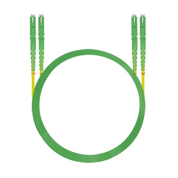 Helos Lwl Cable De Red E2000® Apc/E2000® Apc (Lsh) Duplex 9/125?M Os2 Amarillo 5,0m