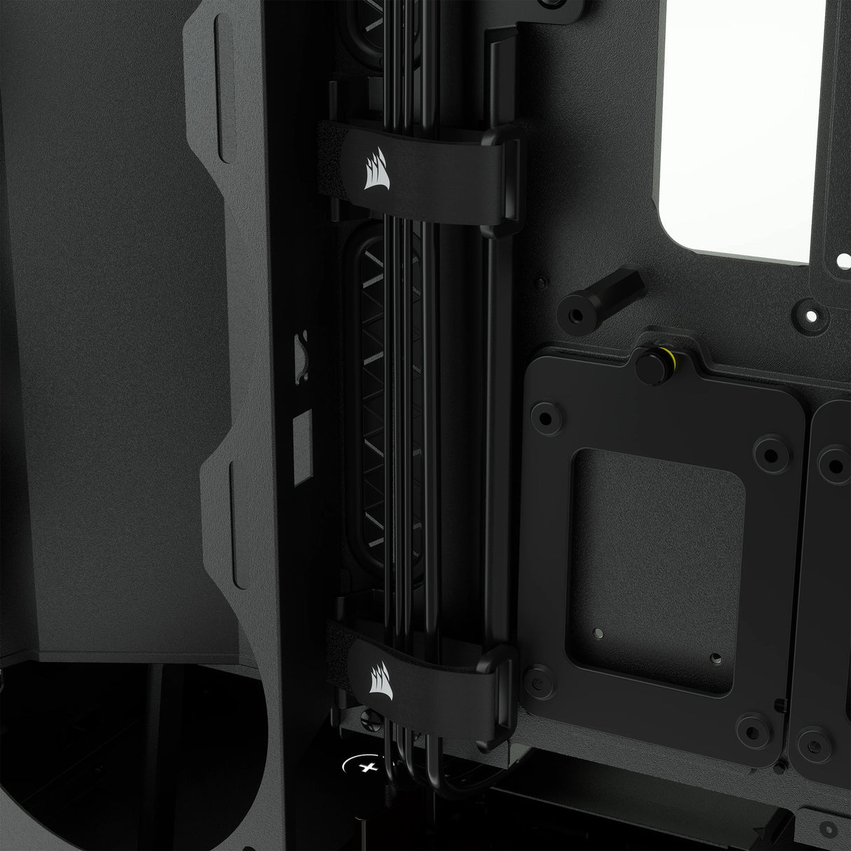 Caja Pc Corsair Icue 5000x Cristal Templado Negra