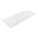 EAN 7061117233302 - Contour Design Active Key AK-CB7012 teclado Médico USB Inglés del Reino Unido Blanco imagen 2