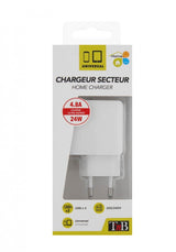 Cargador De Red 2xusb 4.8a Max