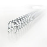 Gbc Wirebind Pack De 100 Alambres De Encuadernacion 8mm Para Paso 3:1 Redondo O Cuadrado - Formato A4 - Para 34