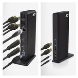 Docking Station  Usb-C And Usb-A  Displaylink  2x Hdmi  3x Usb-A 3.2 Gen 1  4x Usb-A 2.0  Gigabit Ethernet  3.5mm
