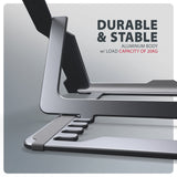 EAN 8595247909244 - Axagon STND-LAG Laptop-Ständer, höhenverstellbar, faltbar, Aluminium Soporte para ordenador portátil y ta imagen 8