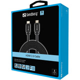 Cable Sandberg Hdmi 2.0 19m-19m, 5m, Resolutions Up To 4k, Dualview, True 21:9