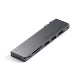 Satechi St-Hucphsm Base Para Portátil Y Replicador De Puertos Acoplamiento Usb 3.2 Gen 2 (3.1 Gen 2) Type-C Gris