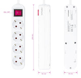 EAN 8433281010161 - Nanocable 10.37.0004 base múltiple 1,4 m 4 salidas AC Interior Blanco imagen 3