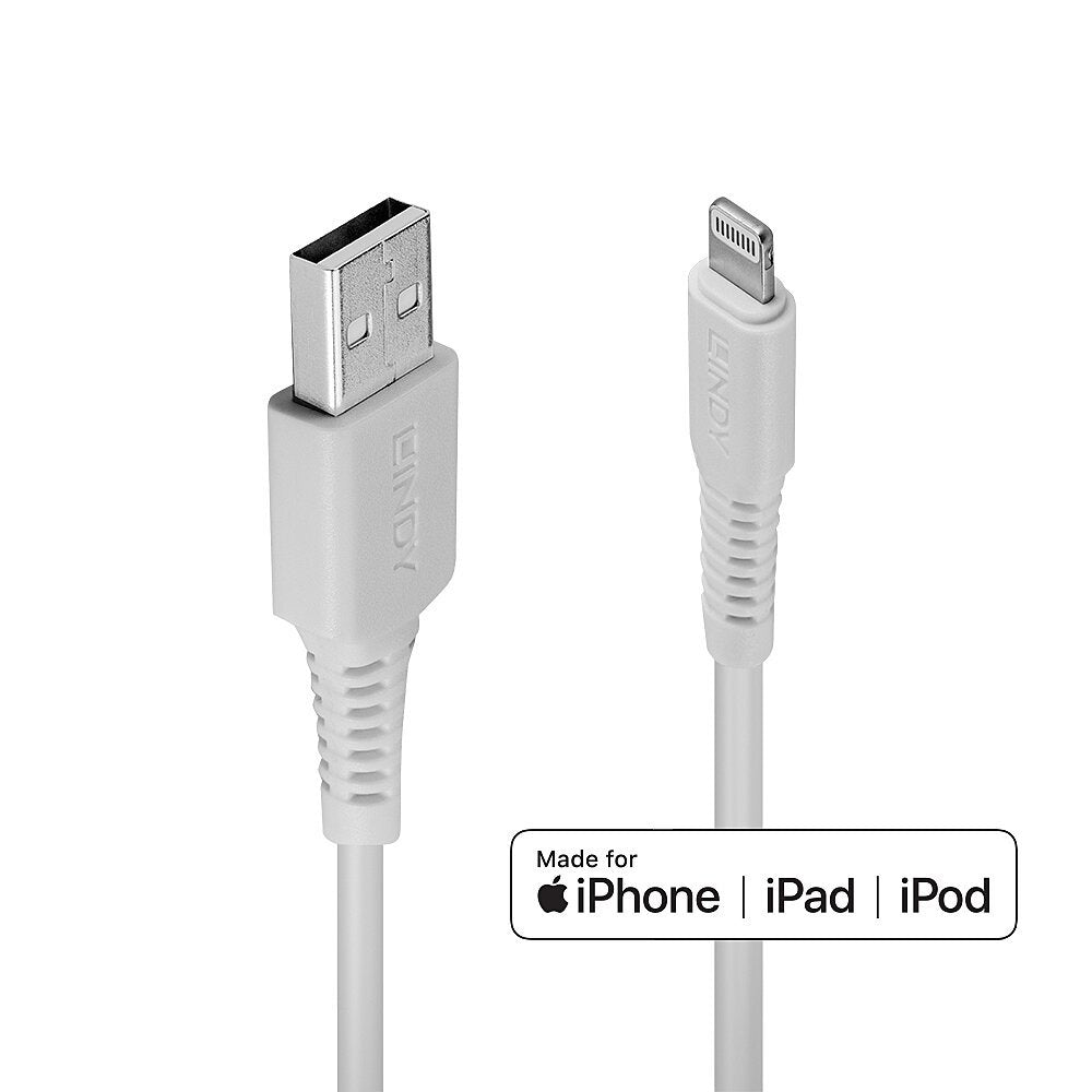 Lindy 31327 Cable Usb <-> Lightning 2 M Blanco