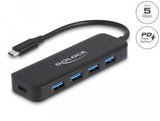 EAN 4043619641703 - DeLOCK 64170 hub de interfaz USB 3.2 Gen 1 (3.1 Gen 1) Type-C 5000 Mbit/s Negro imagen 2