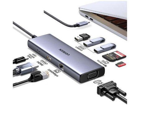 EAN 6941876216000 - Ugreen Revodok USB-C 6-IN-1 Hub met 4K HDMI USB Tipo C 10000 Mbit/s imagen 1