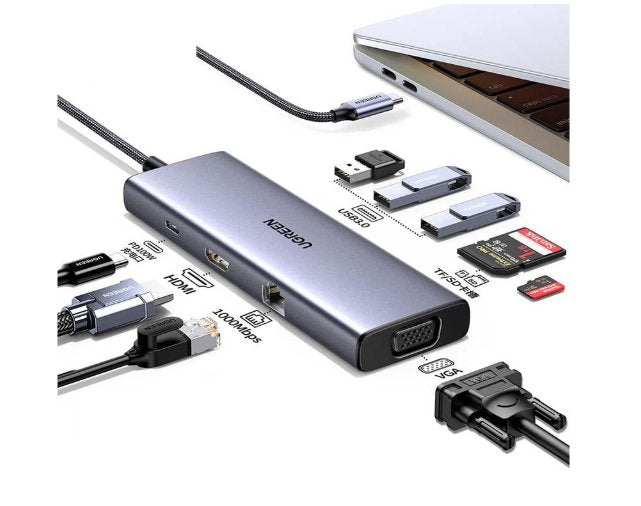 Hub Ugreen Usb-C 9-In-1 With 4k Hdmi