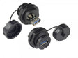 EAN 4014619709700 - Alcasa IC04-U304 conector USB A Negro imagen 1