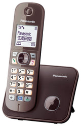 Teléfono Panasonic Kx-Tg6811ga Dect Marrón Identificador De Llamadas