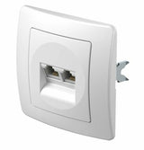 EAN 3831006971325 - TEM KE38PW toma de corriente 2 x RJ-11 Blanco imagen 2