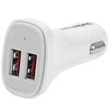 Startech.Com Usb2pcarwhs Cargador De Dispositivo Móvil Auto Blanco