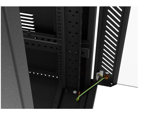 EAN 5901969446869 - Lanberg FF01-6032-12BL armario rack 32U Bastidor para instalación en suelo Negro imagen 10