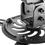Aisens Soporte Universal Giratorio - Inclinable De Techo Para Proyector - Hasta 13.5kg - Negro