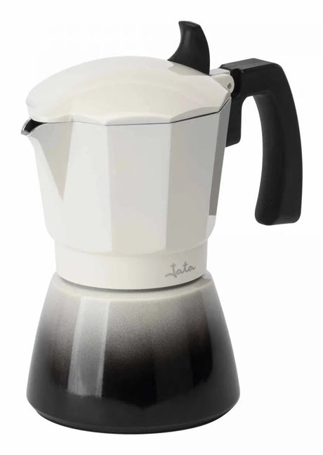EAN 8436584384991 - JATA HCAF2403 cafetera manual Cafetera italiana 0,2 L Negro, Acero inoxidable imagen 3