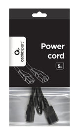 EAN 8716309037877 - Gembird PC-189-100-5M cable de transmisión Negro C13 acoplador IEC C14 imagen 4
